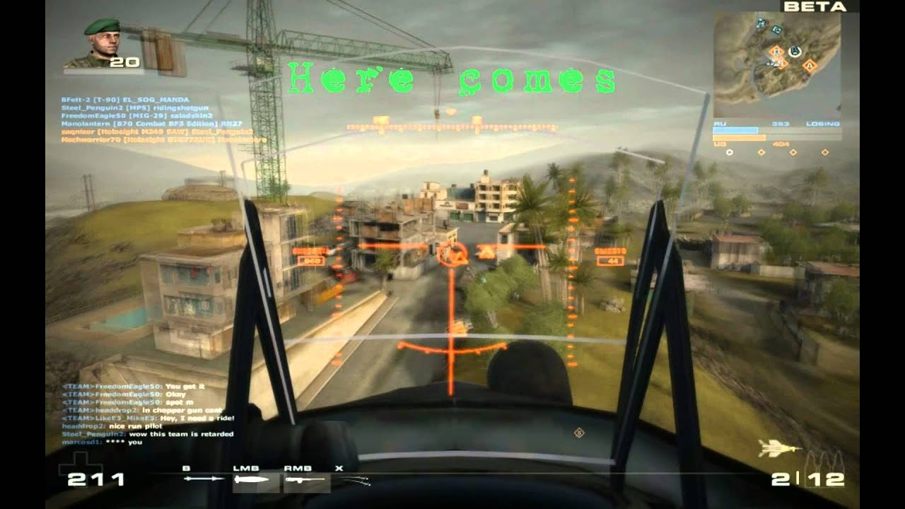 Jetaanval boven een Battlefield Play4Free-map tijdens Recruit Training 8 door freedomeagle50.