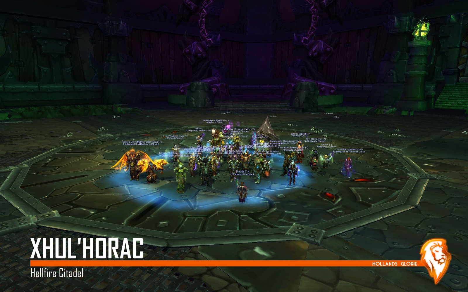 Hollands Glorie tijdens een World of Warcraft-raid.