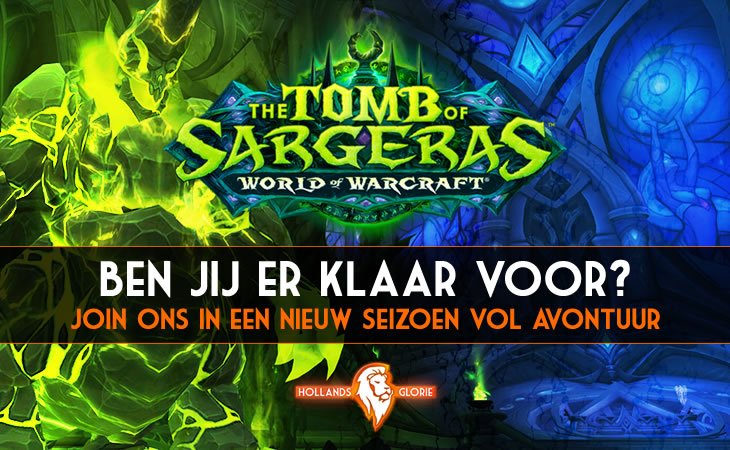 Hollands Glorie-promotiebeeld voor een nieuw World of Warcraft-seizoen in 2017.