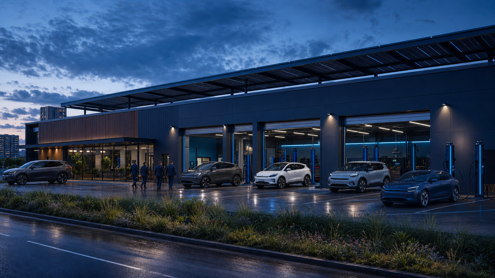 Volta Mobility flagship hub in Rotterdam met meerdere EV-serviceplaatsen