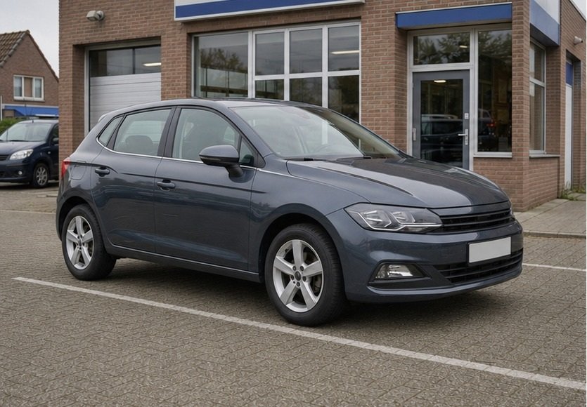 Uitgiftefoto van de vaste REVYR-testauto